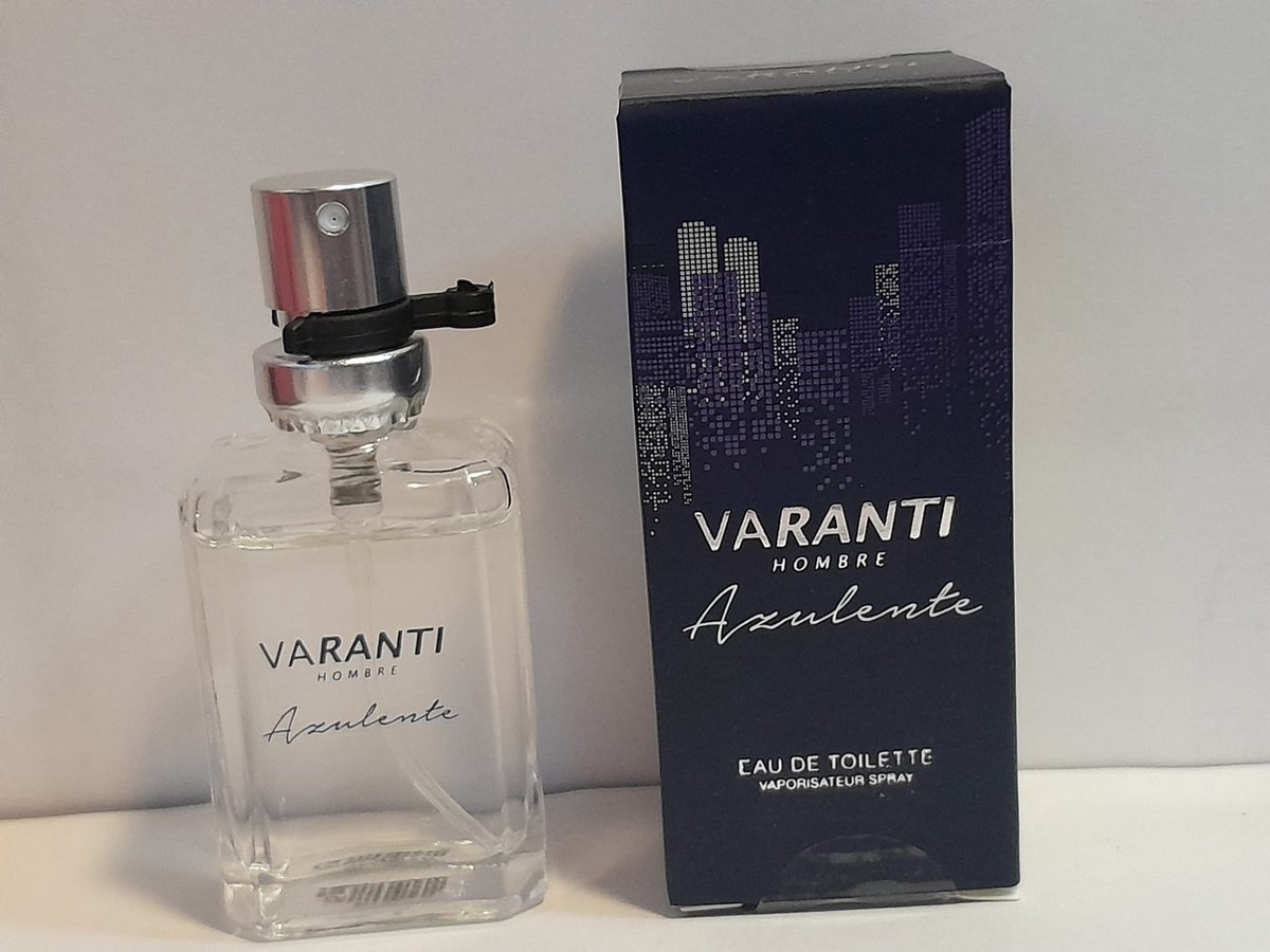 Goedkoopste Varanti Hombre AZULENTE herenparfum - Edt Spray - 15 ml - Handtasmaat