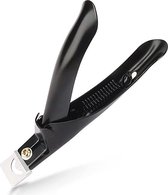 Knaak Nageltip Knipper Zwart - Nagelknipper kunstnagels / French Manicure Tip Cutter - 1 stuk