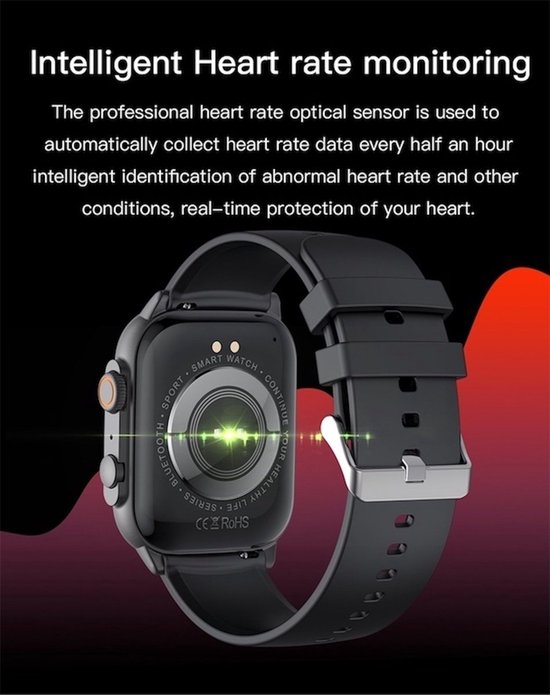 Koopjedeal: Smartwatch Met Hartslagmeter & Activiteiten Tracker - Optimaliseer je efficiëntie en