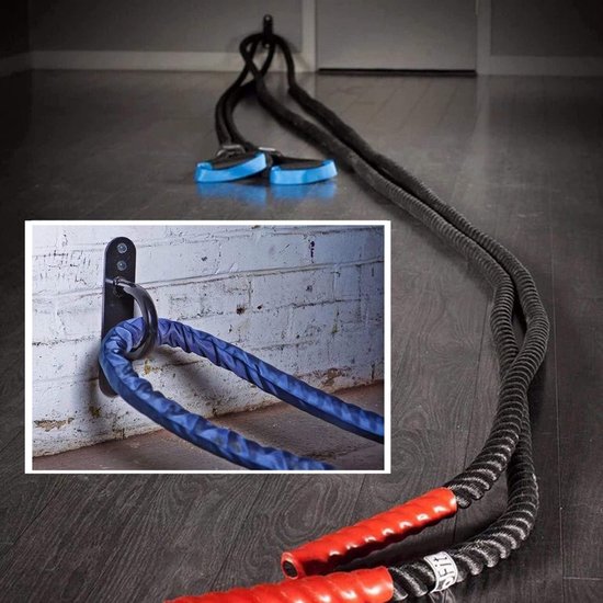 Ancrage Mural Pour Cordes De Combat – Support Plafond/mur, Charge Lourde, Usage Multiple (gym, Hamac, Sac De Frappe)