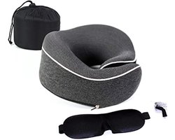 Inovra ® Neksteunkussen voor Comfortabele Reizen en Herstel na Haartransplantatie