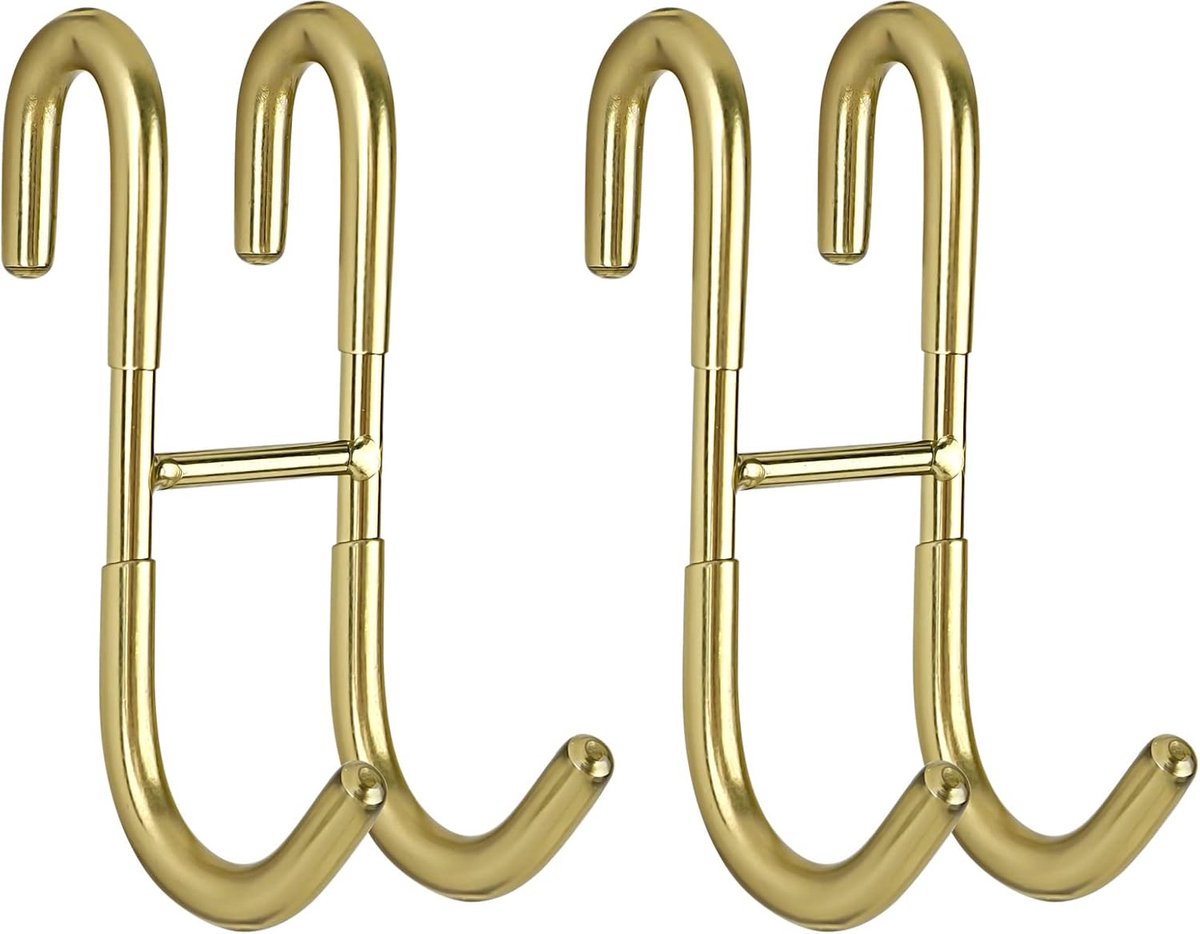 2 stuks - Ophanghaken - Douchehaak - Deurhaak - douchehaken - douchedeurhaken - douchehake