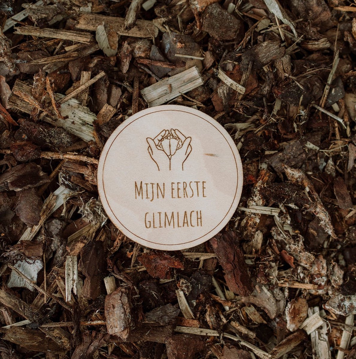 Goedkoopste Mijlpalenkaartjes 9 stuks - Baby tot Peuter - Hout gegraveerd - Ideale kraamcadeau