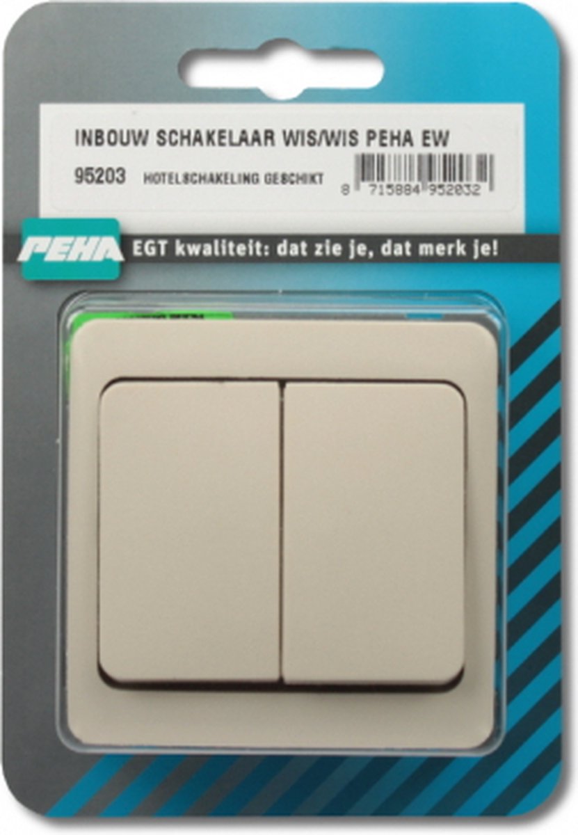 INBOUW SCHAKELAAR WIS/WIS PEHA EW