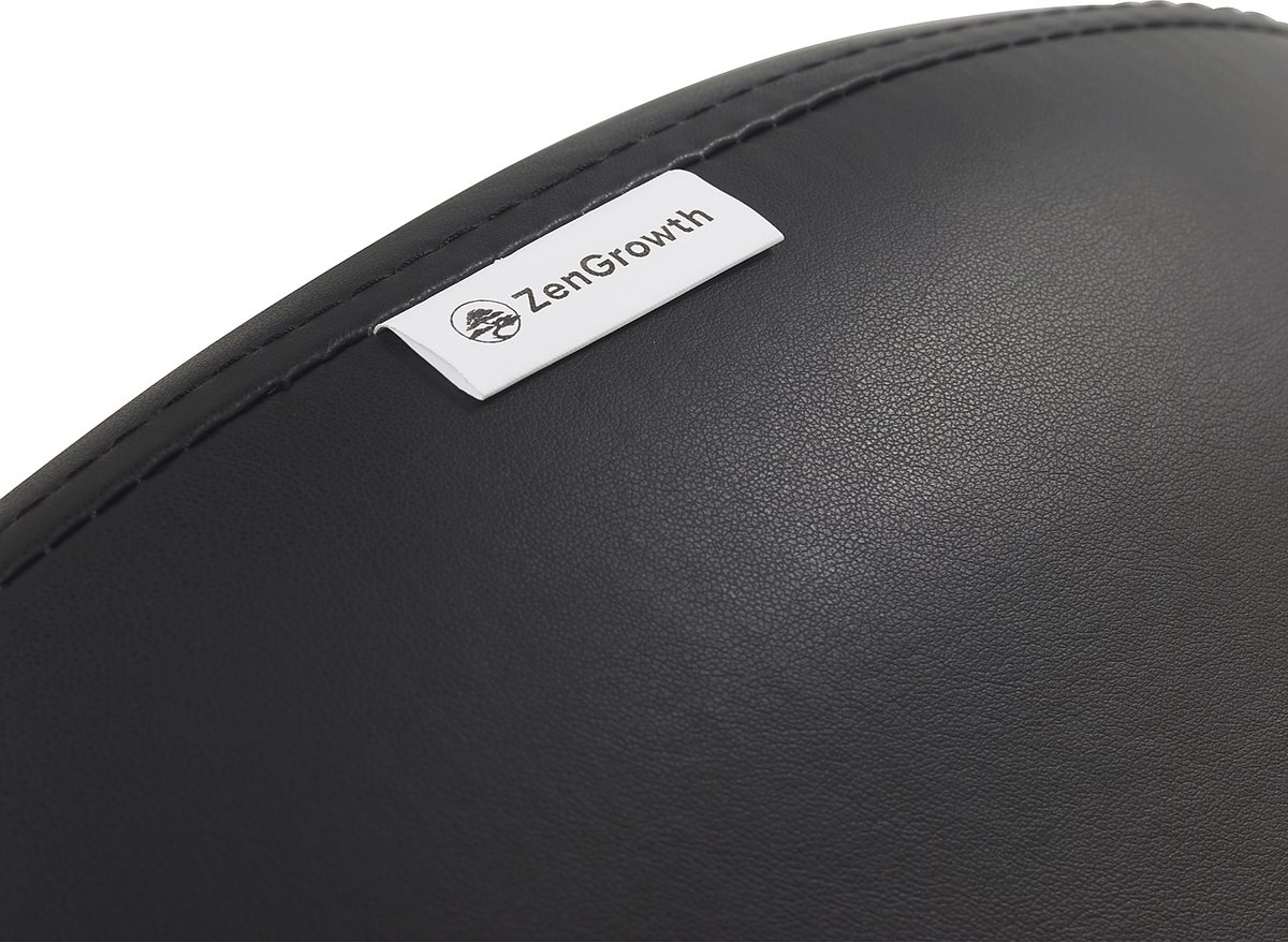 ZenGrowth Zadelkruk Ergonomisch met Hoge Gasveer Zwart - afbeelding 2