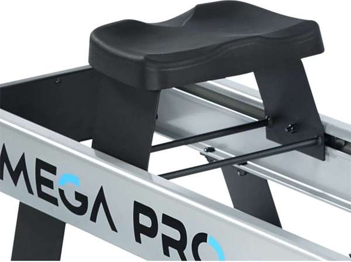 Afbeelding 3 van Fluid Rower Mega Pro XL - Opklapbaar - Roeimachine met 10 weerstanden - Roeiapparaat voor thuis - Bluetooth - Verstelbaar - Water weerstand - Inclusief hartslagfunctie