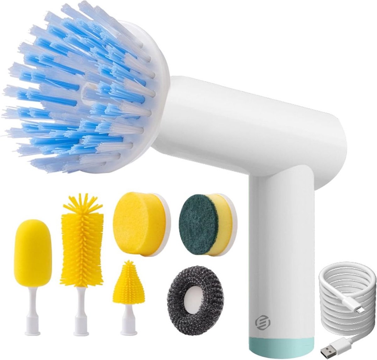 Goedkoopste Equivera Elektrische Spinschrobber- Spinning Schrobber - Elektrische Spin Schrobber - Draaiende Schrobber - Elektrische Schrobber - Schrobmachine - Poetsmachine - Schrobber - Elektrische Schrobborstel - Scrubber - Boenmachine - Spinscrubber - Elektri