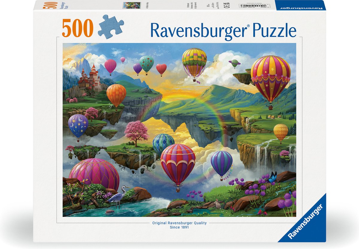 Ravensburger Legpuzzel - Air Balloon Valley - 500 Stukjes — afbeelding 5