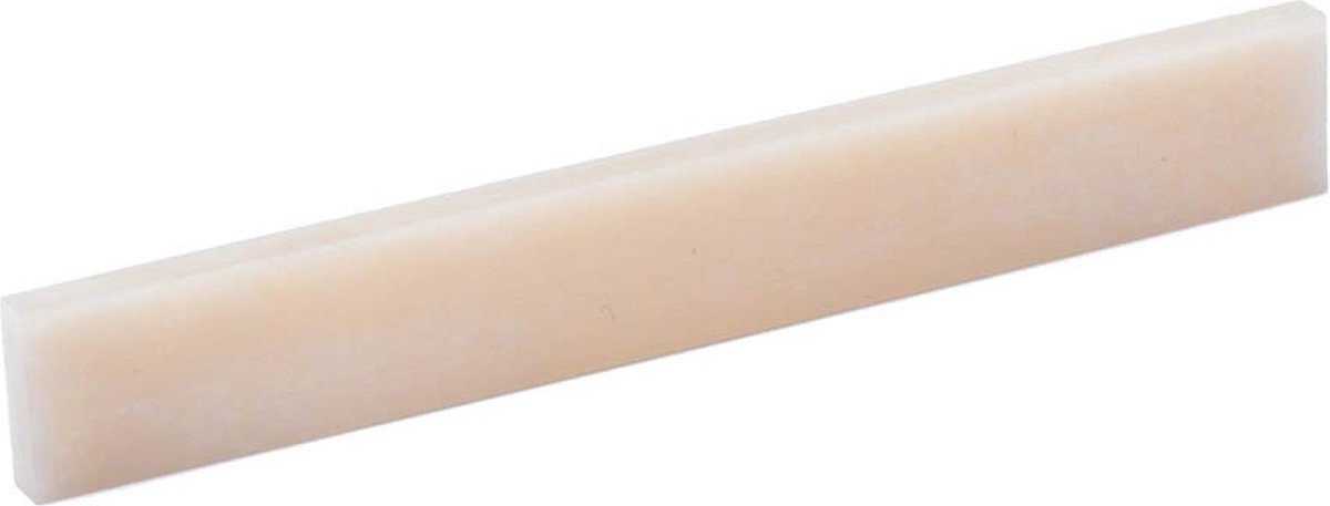 Boston BBS-8U Brugzadel van ongebleekt been voor folkgitaar 80x11x3,2 mm