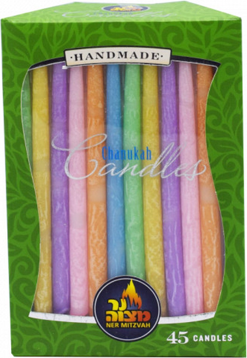 Pastel Chanukah Candles
