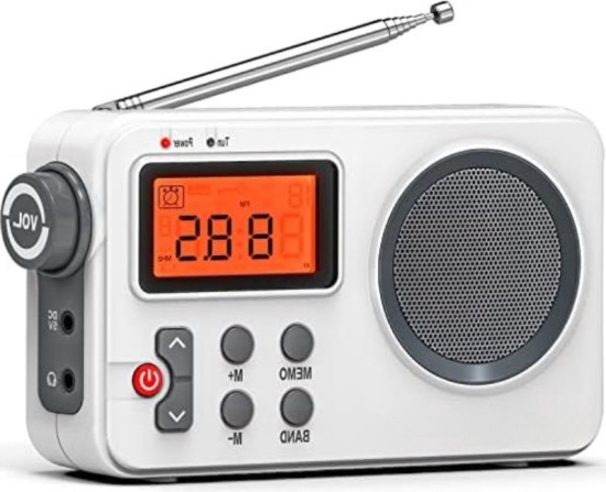 Noodradio - Transistor Radio Op Batterijen - Draagbare Radio Voor Thuis & Buiten