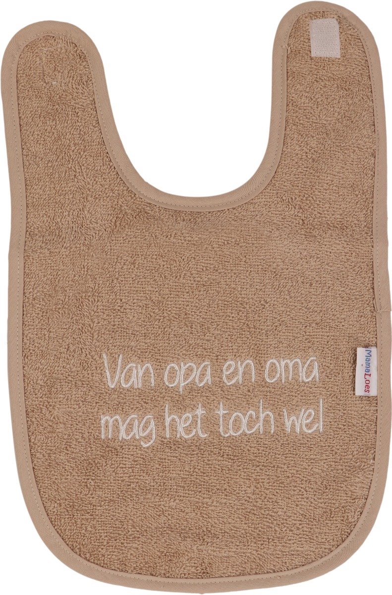 MamaLoes Nougat ''Van Opa & Oma Mag Het Toch Wel'' Tekst Slab