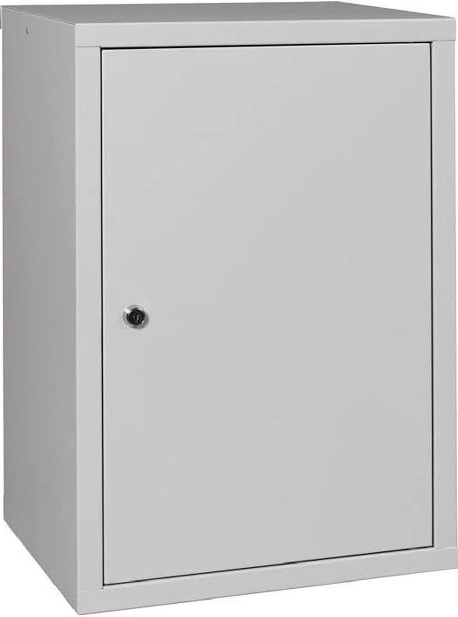 Hangkast H600xB400xT300mm - Massief Plaatstaal - Cilinderslot