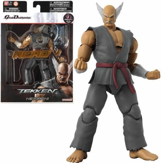 Bandai Tekken actiefiguur Heihachi Mishima - Game Dimensions 17 cm.