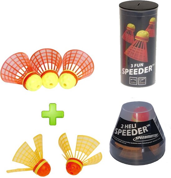 Speedminton Junior Set: 1,2 sehr gut | Für Kinder von sechs und zwölf Jahren