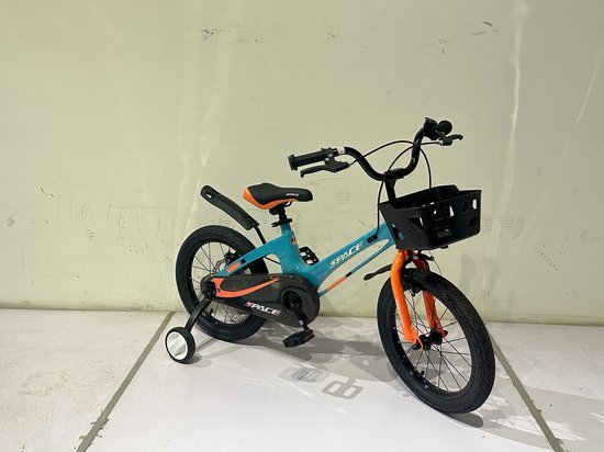 SKYS - kinderfiets van 5 t/m 7 jaar - 18 inch - blauw oranje van SKYS — afbeelding 4