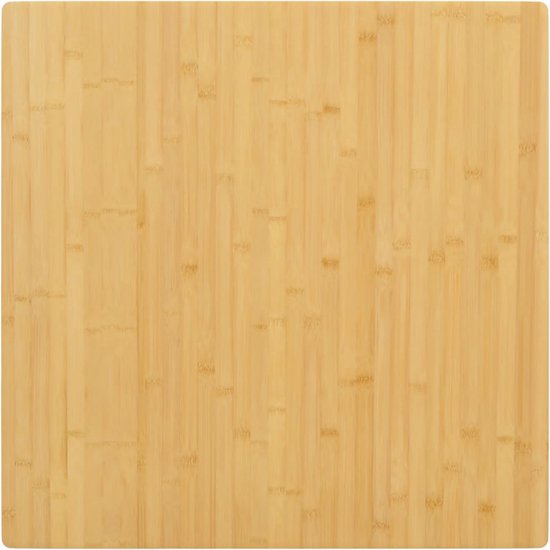 Tidyard Meubelplaat, tafelblad, houten tafelblad, houten plaat, vervangend tafelblad, bamboemeubel, bamboetafelblad, 80 x 1,5 cm (diameter x D) voor eettafel, salontafel, tuintafel, bamboe met laklaag