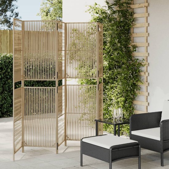 SLIMMY - Kamerscherm - Beige - 160 x 120 cm - Polyester | Leen Bakker
