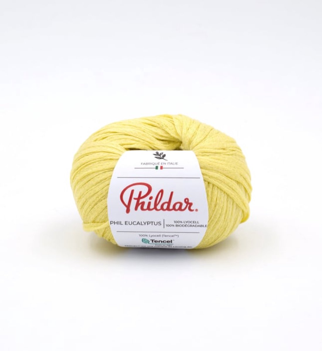 Phildar - Eucalyptus - 100 % Ecologische breigaren - Wordt per 5 stuks verkocht : Kleur: Zeste