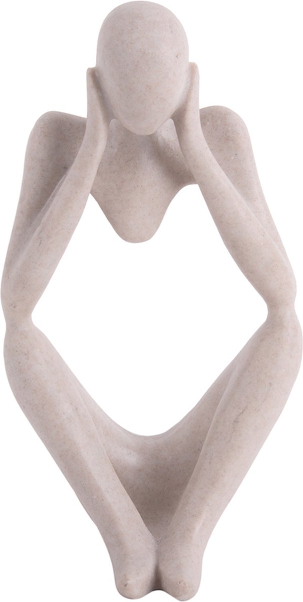 Present Time Dreaming beeld H21cm lichtgrijs