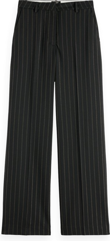 Scotch & Soda EDIE LUREX STRIPE WIDE LEG PANT Dames Broek - Maat 30-32