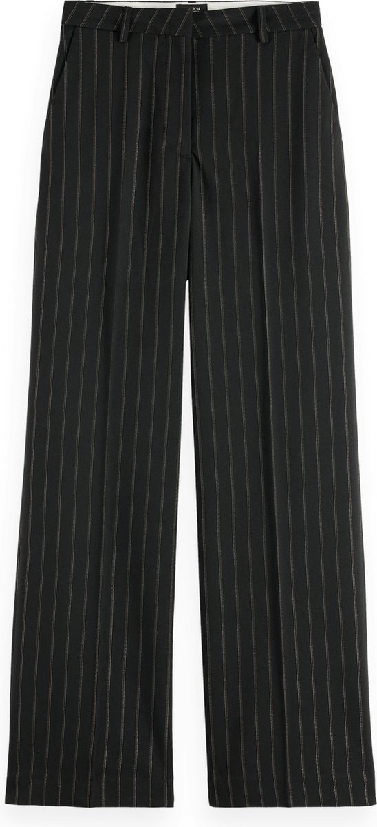 Scotch & Soda EDIE LUREX STRIPE WIDE LEG PANT Dames Broek - Maat 30-32