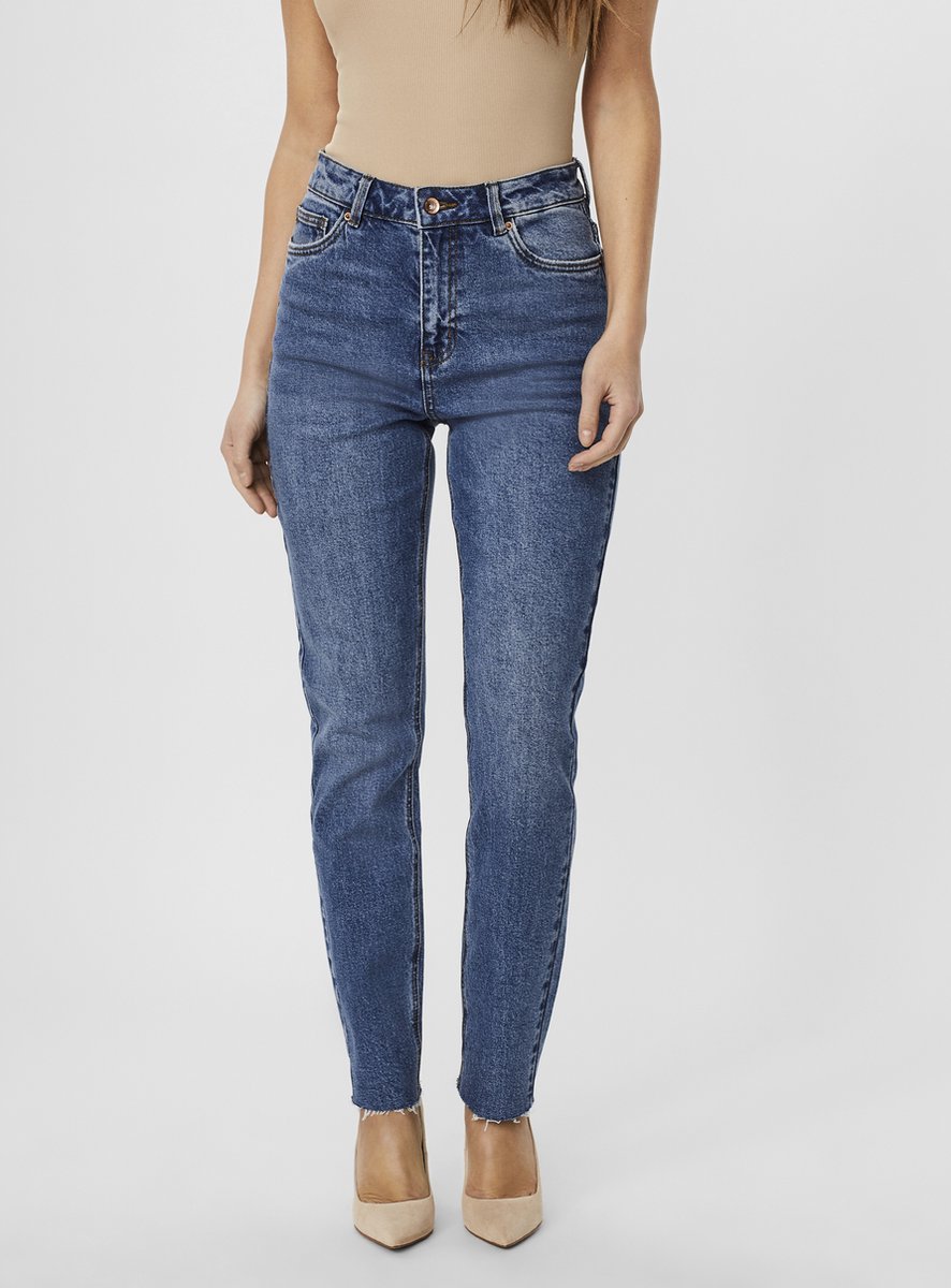 Vero Moda VMBRENDA HR STRAIGHT A CUT GU385 GA NOOS Dames Jeans - Maat 32 X 30