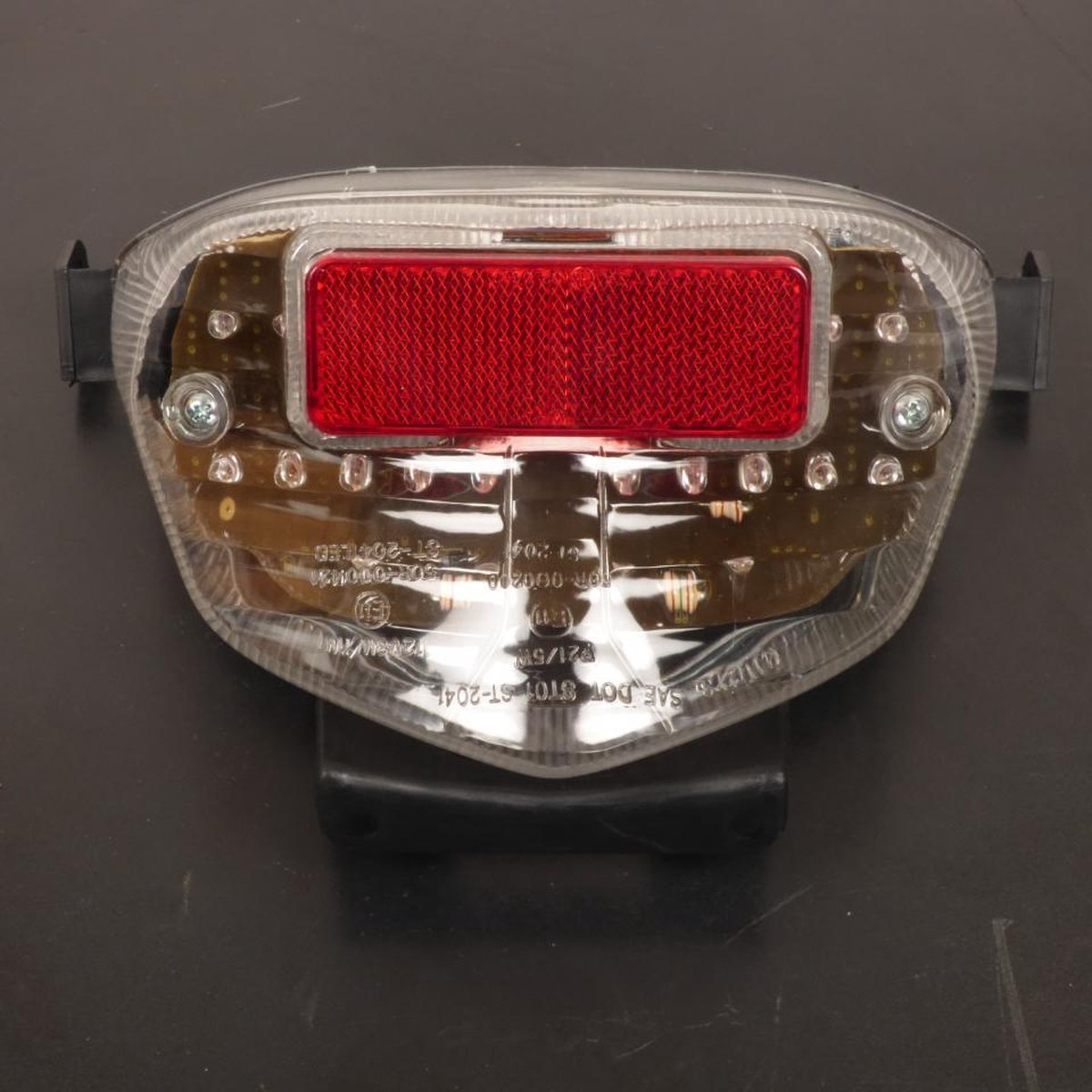 gek achterlicht voor suzuki 600 gsx-r 2001 tot 2002 transparant led nieuw
