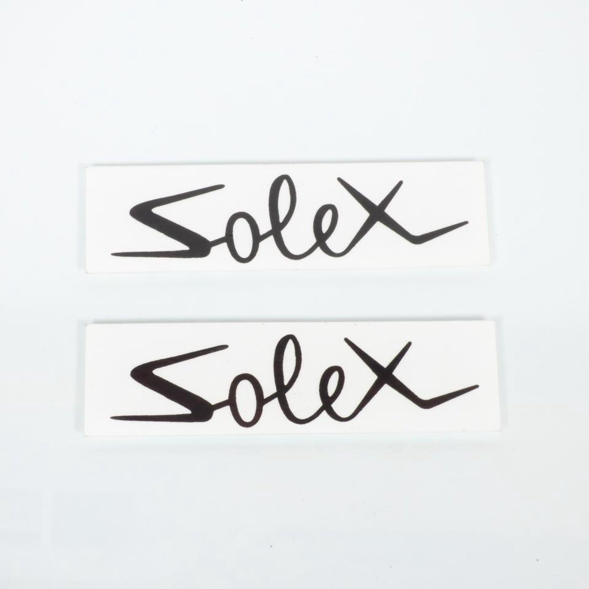 sticker solex generiek zwart voor solex vsx fietsenolex / paar nieuw