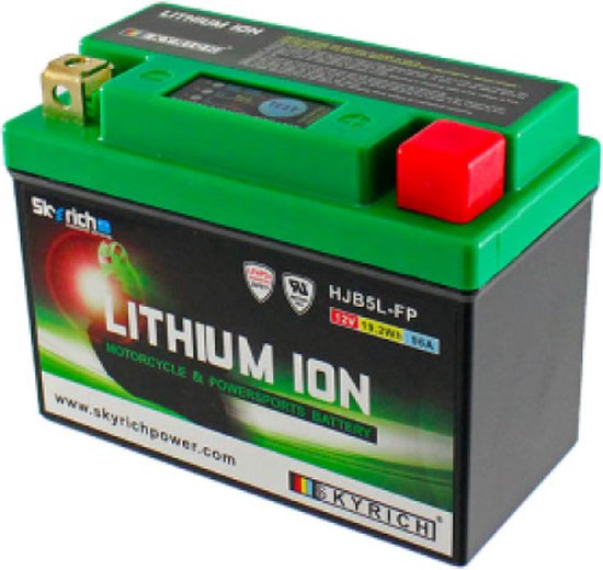 Skyrich Lithium Accu Voor Kawasaki 250 Kr1-s 1990 Tot 1993 Yb5l-b