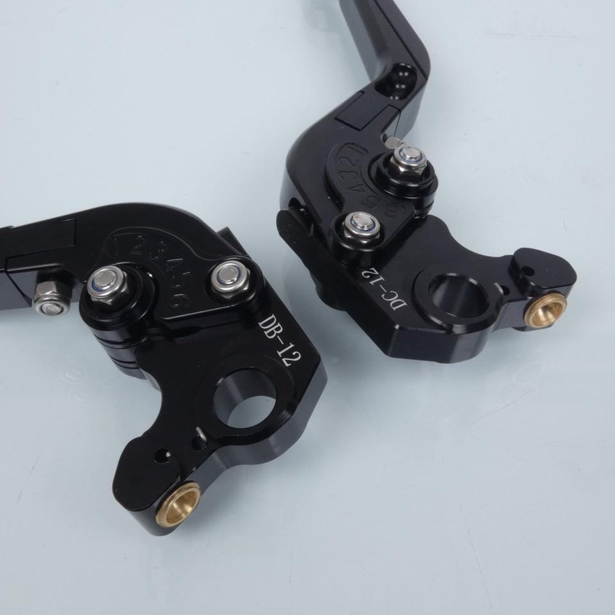 myra rechter remhendel voor ducati 750 monster 1997 tot 1999 zwart aluminium cnc / paar nieuw