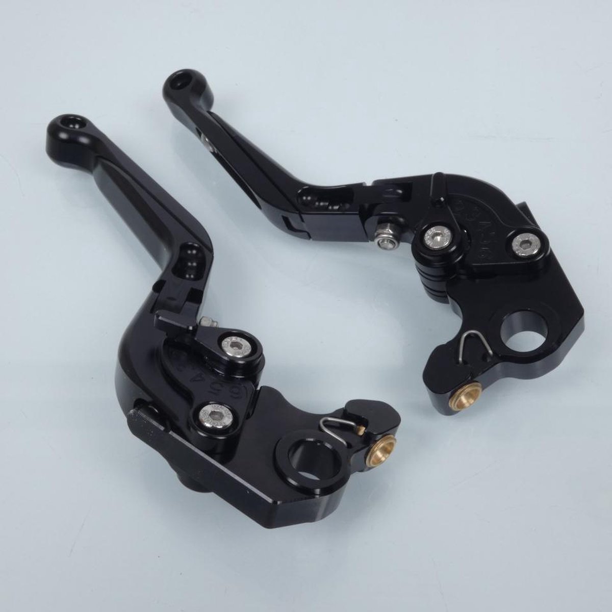 myra rechter remhendel voor motor ducati 916 biposto 1998 zwart aluminium cnc / paar nieuw