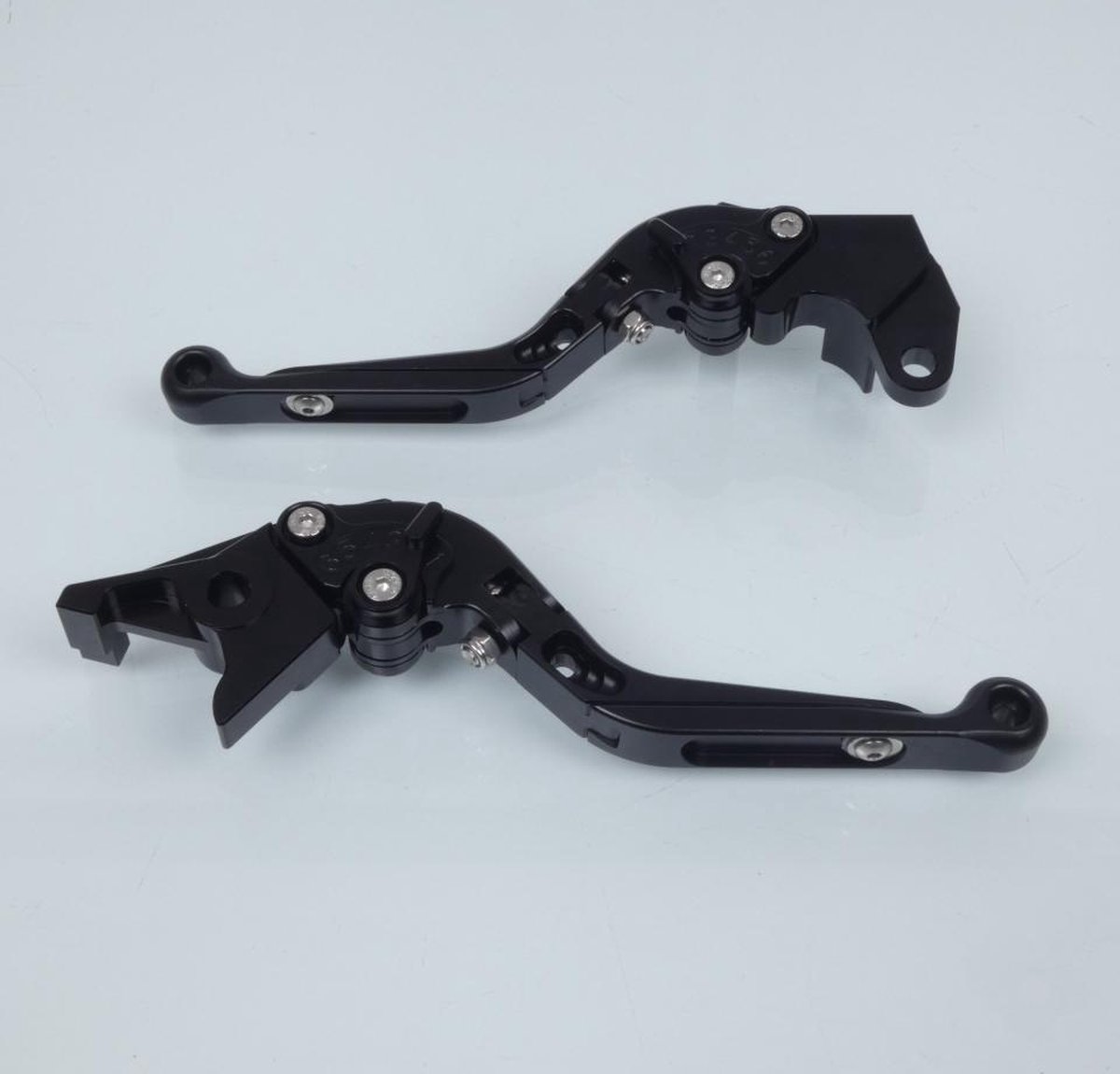 Levier frein droit Myra pour Moto Suzuki 600 GSR 2006 à 2012 alu CNC noir / paire Neuf