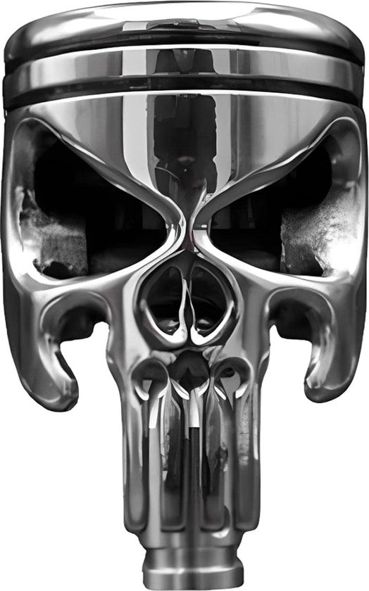 Foto: Schedelvormige versnellingspook knop auto transmissie handvat skeleton stick shifter voor auto s