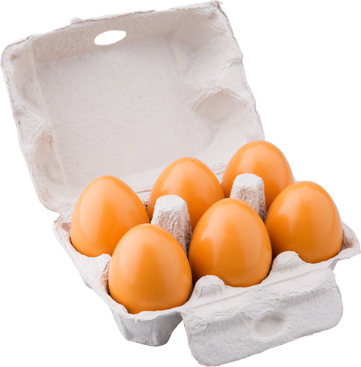 New Classic Toys® Houten Eieren in Doosje - 6 Speelgoed Eieren - Speelgoedeten - Educatief Keukenspeelgoed - Vanaf 24 Maanden — afbeelding 9