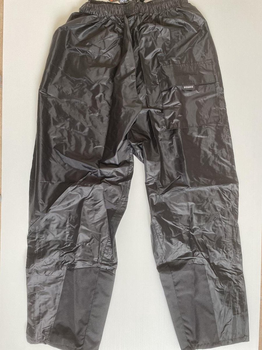 Ensemble veste et Pantalon de pluie taille XXXXL 4XL pour Homme Femme Nexone noir PVC Nylon