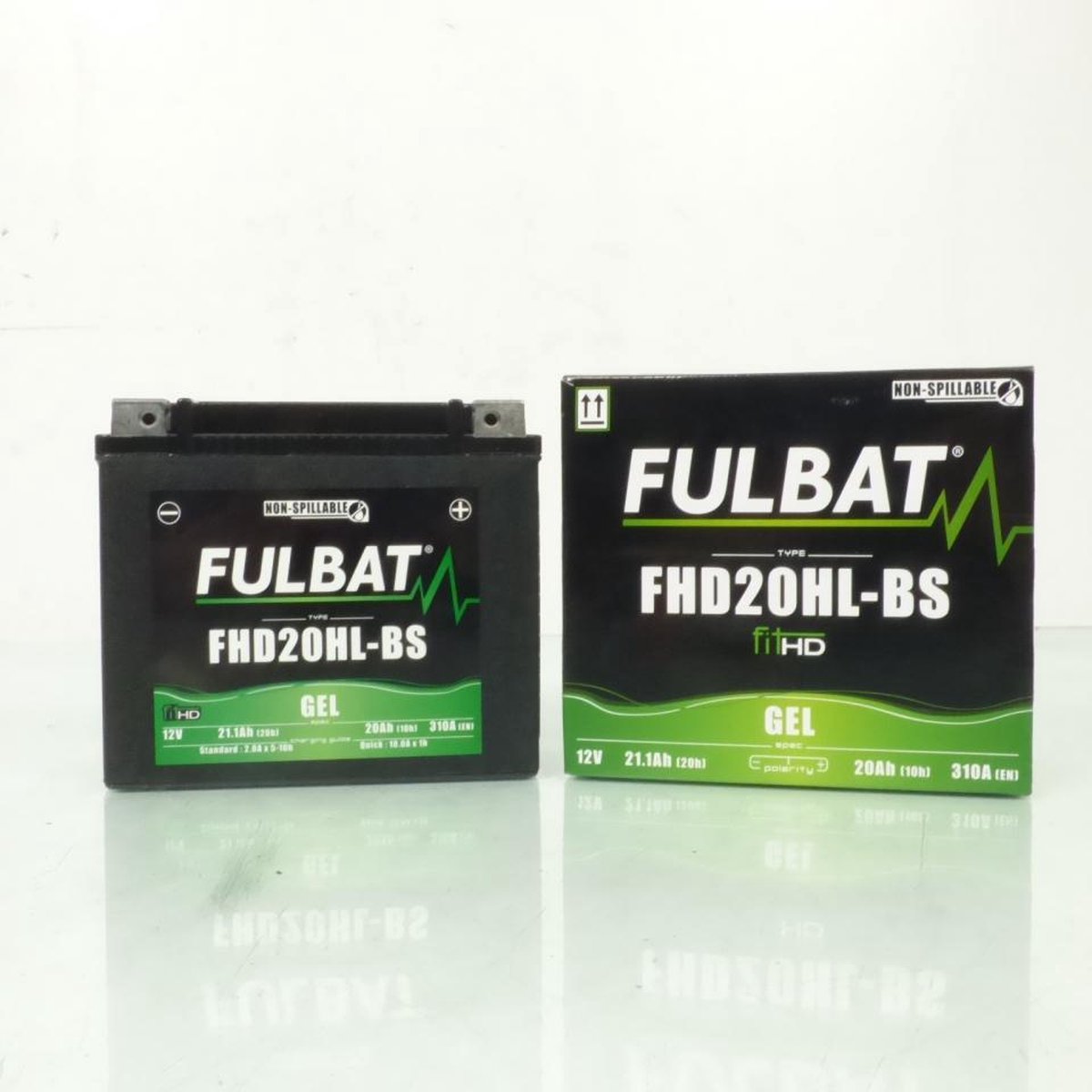 SLA Fulbat-accu voor Harley Davidson 1450 Super Glide 35th Anniversary 2005 YHD20HL-BS / YTX20HL-BS / 12V 20Ah nieuw