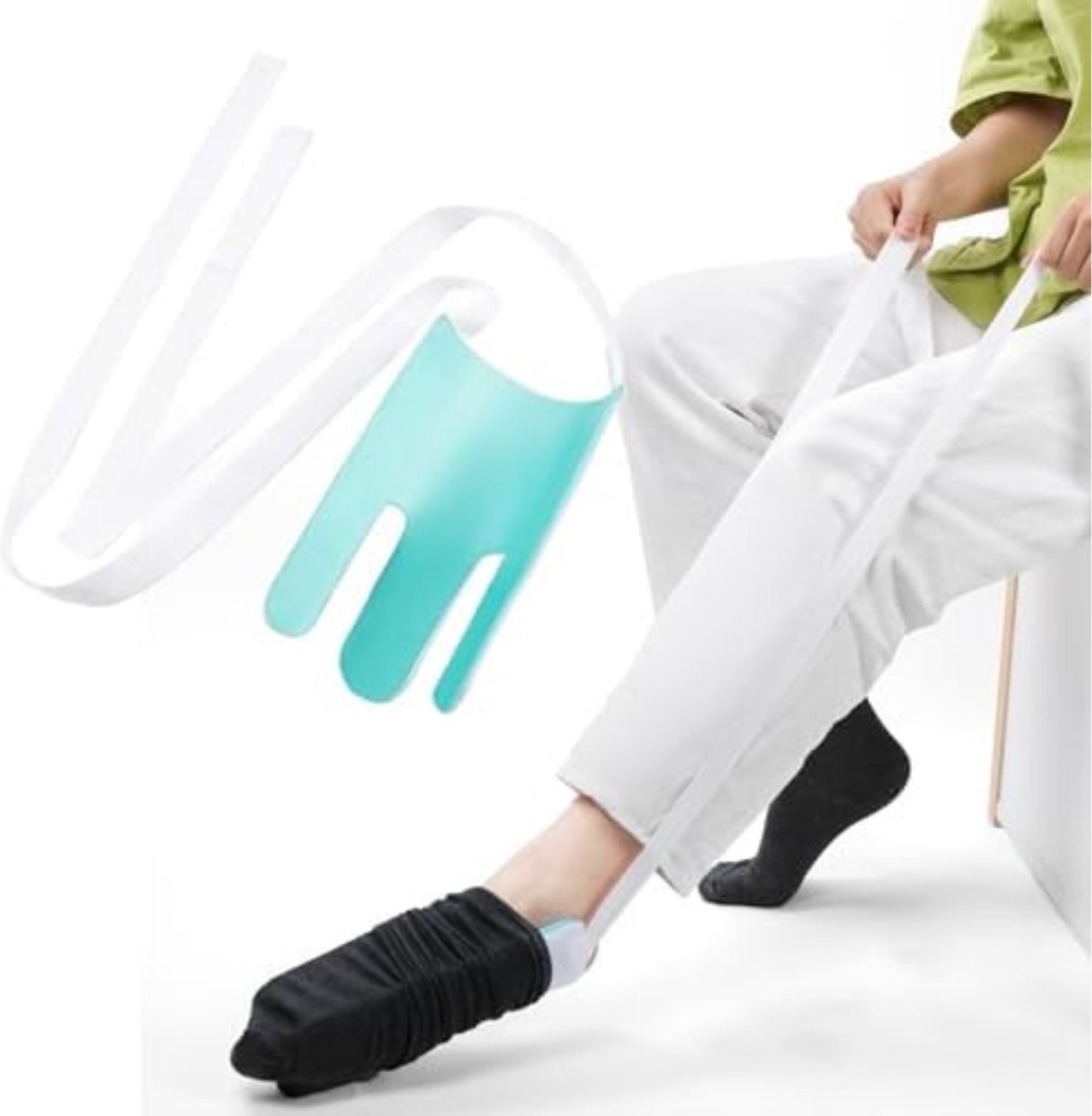 Goedkoopste Lexium Sokaantrekker - Sokken Aantrekhulp - Aantrekhulp Sokken - Aantrekhulp - Hulp Bij Sokken Aantrekken - SockSlider - NIET voor steunkousen