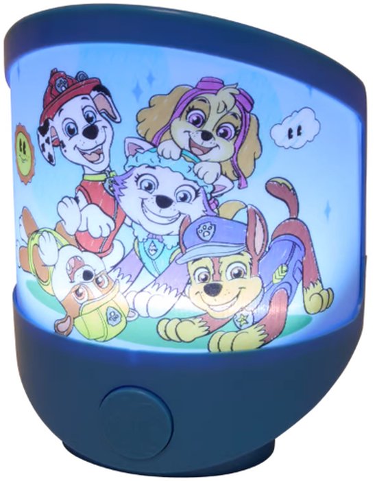 PAW Patrol Nachtlampje - Kinderkamer Wandlamp - Chase & Marshall LED Lamp - 17,5 x 13,5 cm — afbeelding 2
