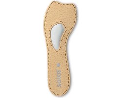 Maat 38 dames - Solos relax leather plus zooltjes met spreidvoetpelotte - lady spreidvoet inlegzool voor open pumps en dames schoenen - maat 38