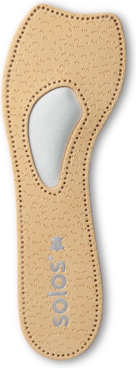 Maat 38 dames - Solos relax leather plus zooltjes met spreidvoetpelotte - lady spreidvoet inlegzool voor open pumps en dames schoenen - maat 38