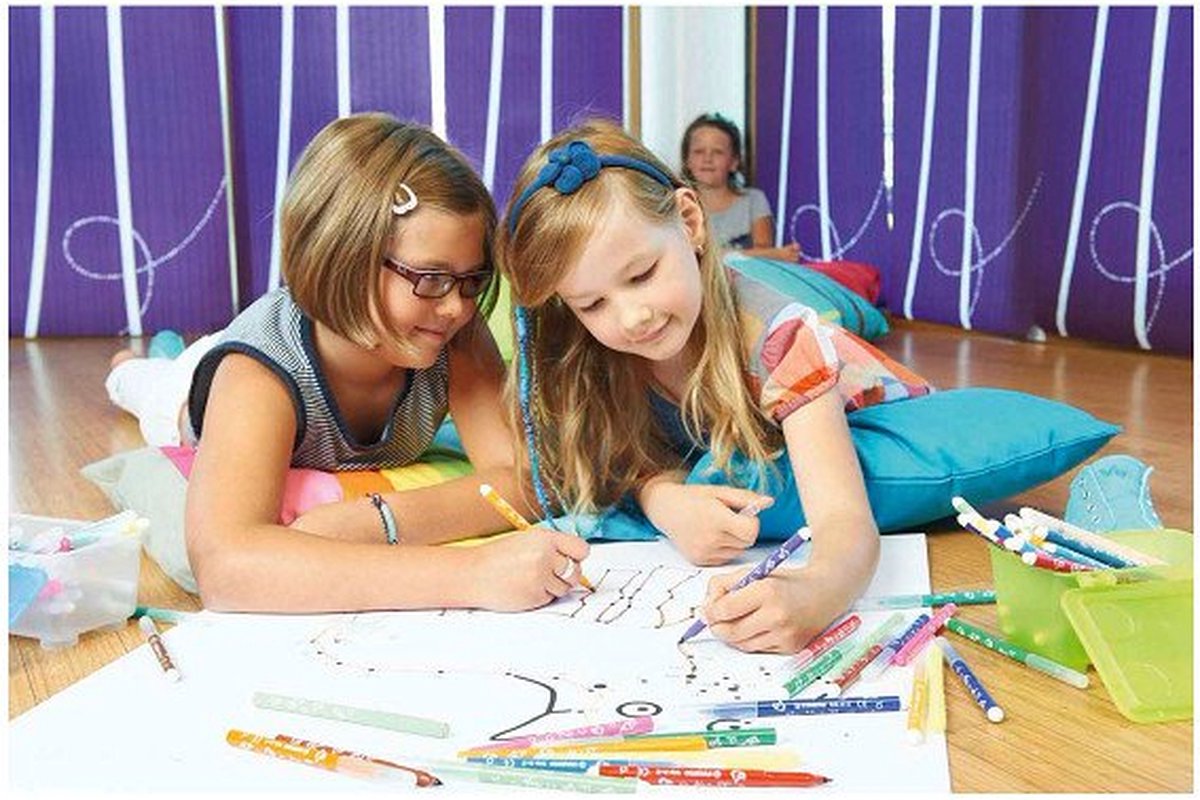 STABILO Trio A-Z - Viltstift - Met Ergonomische Driekantige Gripzone - Etui Met 12 kleuren — afbeelding 18