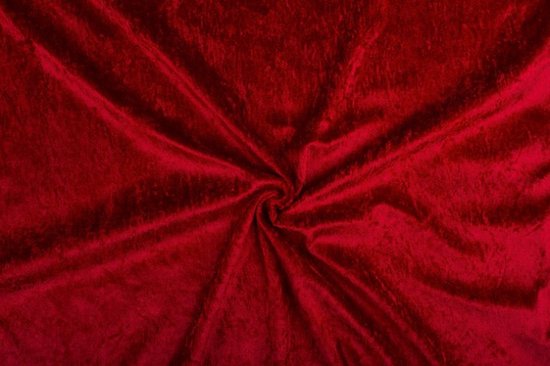 Tissu Velours de panne - Rouge foncé 16 - 1 mètre
