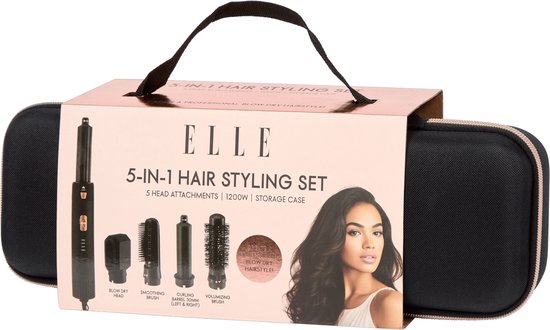Elle - Airstyler - 5 in 1 - Met luxe opbergkoffer