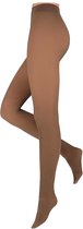 Fleece panty - Dames - Beige/Beige - Maat L/XL - fleece panty Beige - thermo panty Beige - thermo panty - warme panty - gevoerde panty
