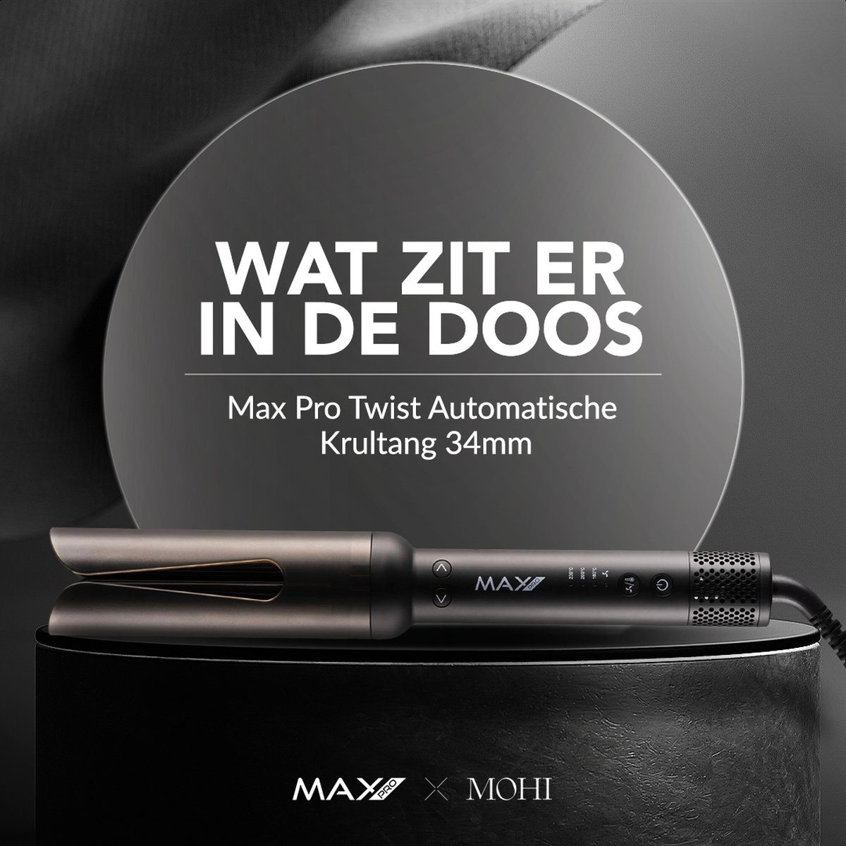 Max Pro Twist Krultang Automatische 34mm - Keramische - afbeelding 3