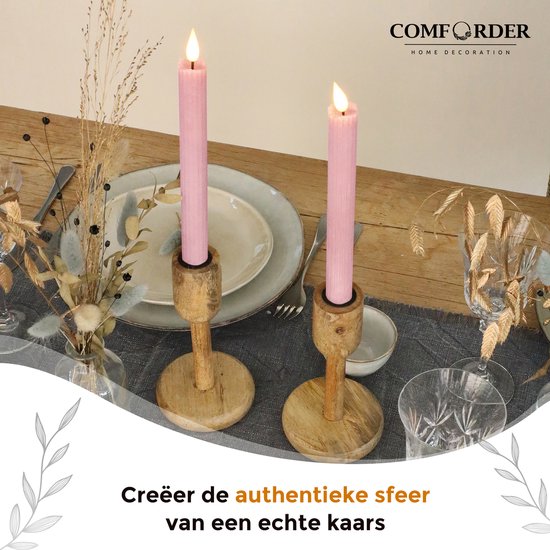 Oplaadbare Led-kaars van was | Kaarsen en kaarsenhouders | SRL Oplaadbare Led-kaars van was | Kaarsen en kaarsenhouders | SRL