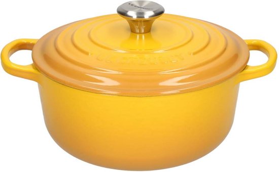 LE CREUSET Kenmerkende Braadpan met deksel ovaal geëmailleerd gietijzer, 29 cm, 4.7 liter, kersenrood