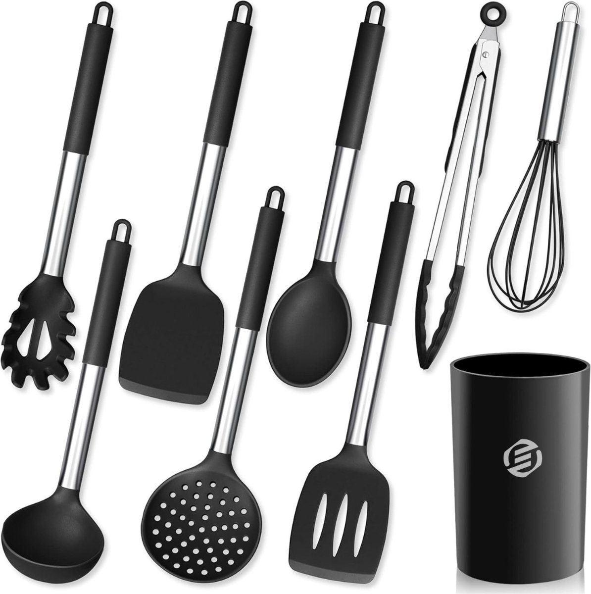 Equivera Spatelpot - Spatelpot - Keukengerei Houder - Keukengerei Pot - Keuken Accessoire