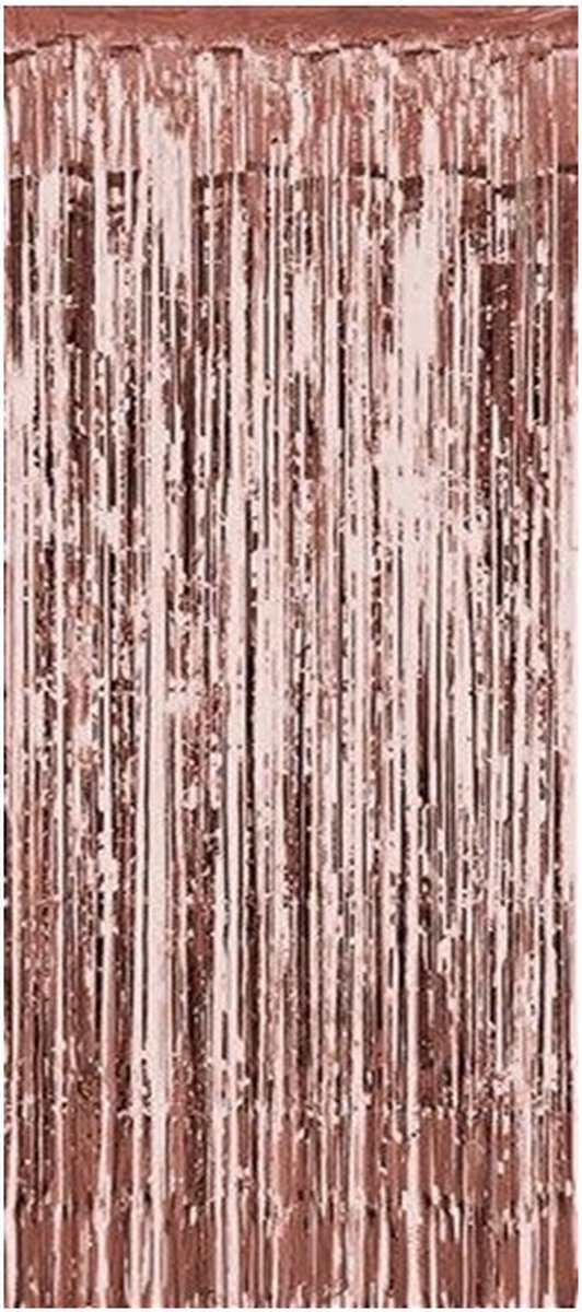 Deurgordijn - Roségoud - 100x250cm